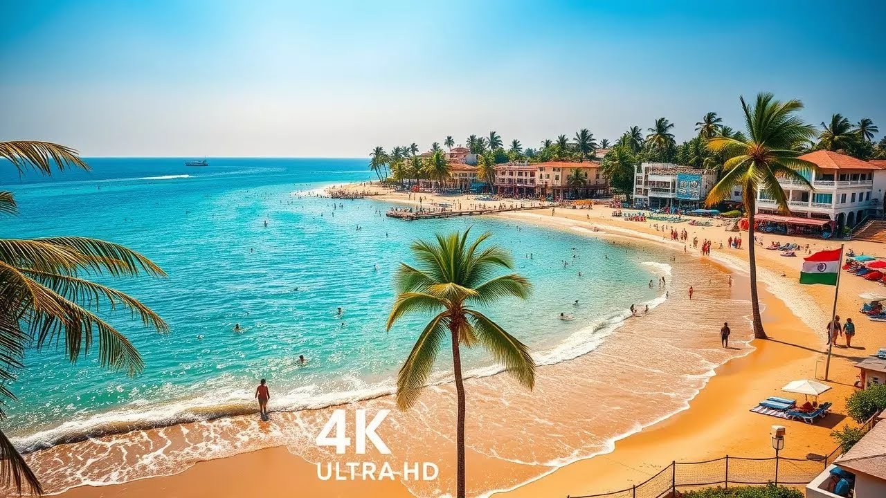 Kovalam, India🇮🇳, Clean City and Best Beach in India. My India Walking Tour at Kovalam in 4K HDR