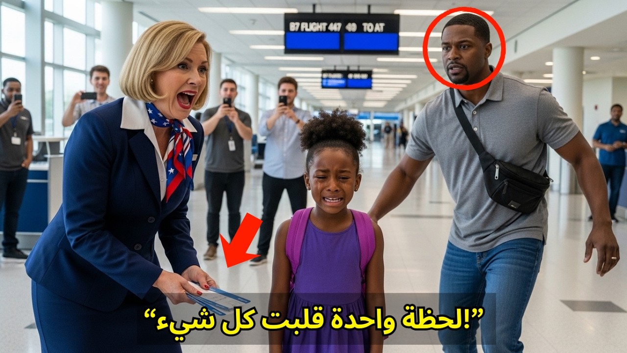 مضيفة طيران طردت فتاة مريضة… والدها فعل المستحيل