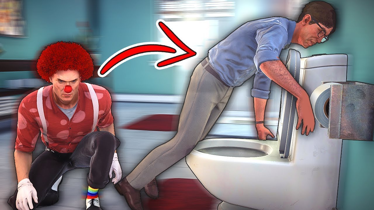 Я клоун, который убивает людей в туалете — Hitman 2 (Неуловимая цель 18)