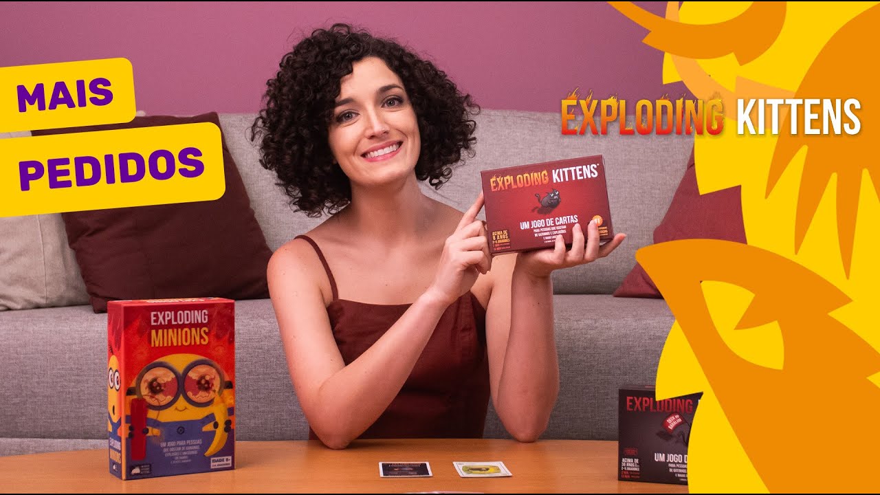 Conheça  EXPLODING KITTENS | Mais Pedidos