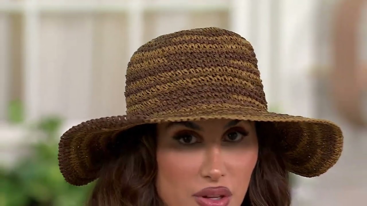 San Diego Hat Co. Crochet Sun Hat on QVC