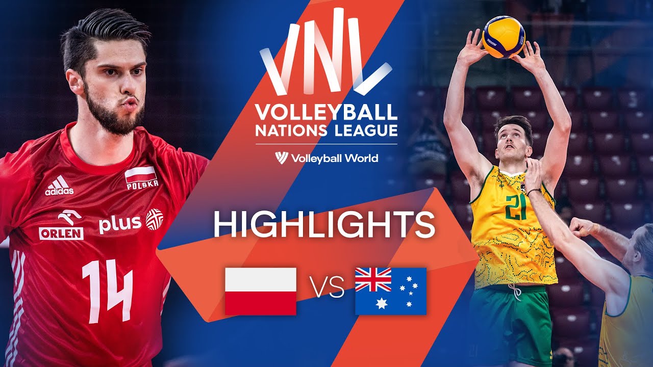 🇵🇱 POL vs. 🇦🇺 AUS - Highlights Week 2 | Men's VNL 2022