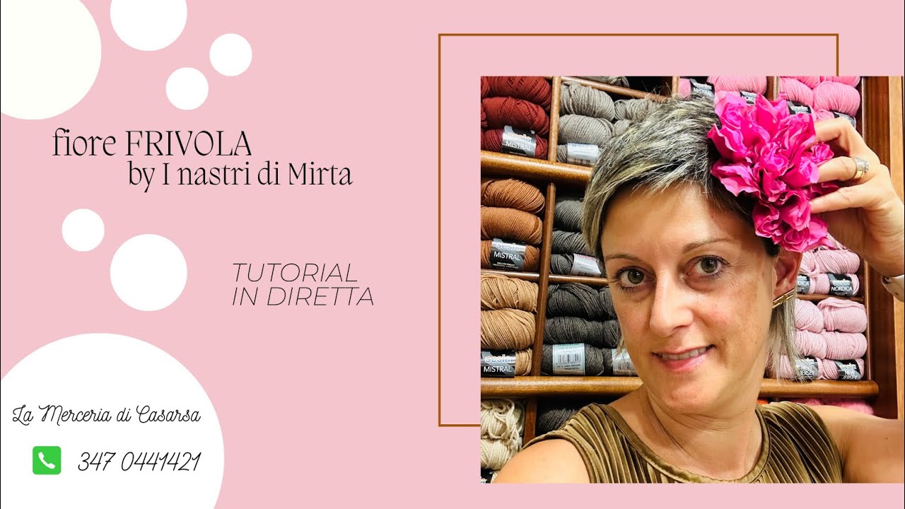 fiore FRIVOLA by I nastri di Mirta - video tutorial