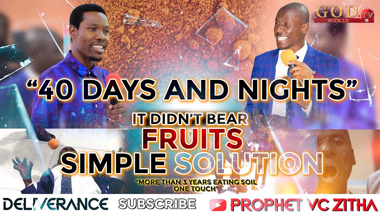 40 DAYS AND NIGHTS, IT DIDN'T BEAR FRUITS, SIMPLE SOLUTION