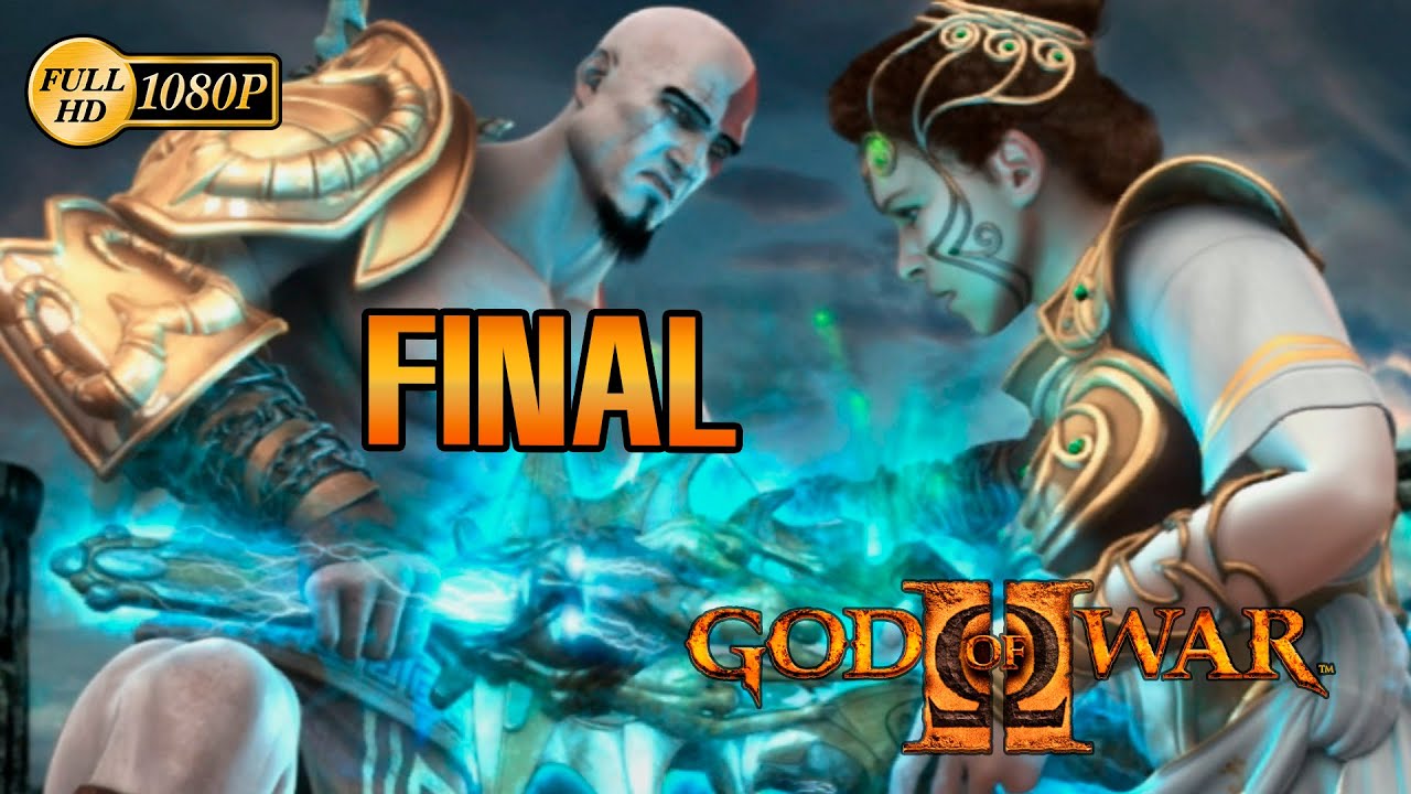 God of War 2 HD Kratos vs Zeus Final Español Gameplay PS3 1080p