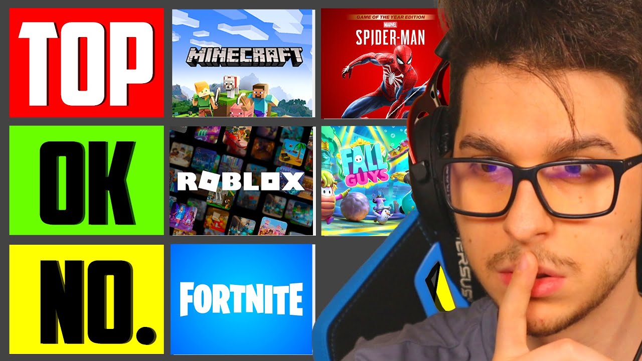 LA CLASSIFICA DEI MIEI GIOCHI PREFERITI