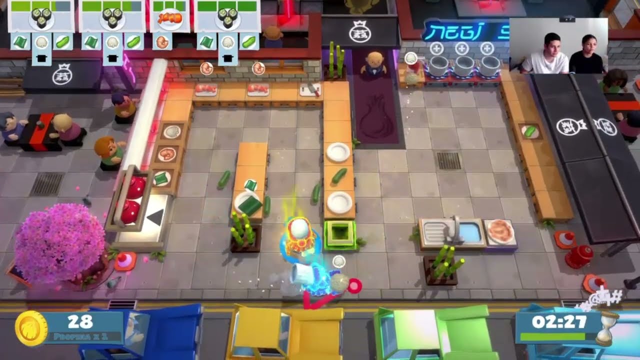 MI NOVIA Y YO SIENDO AUTÉNTICOS CHEFS EN OVERCOOKED!!