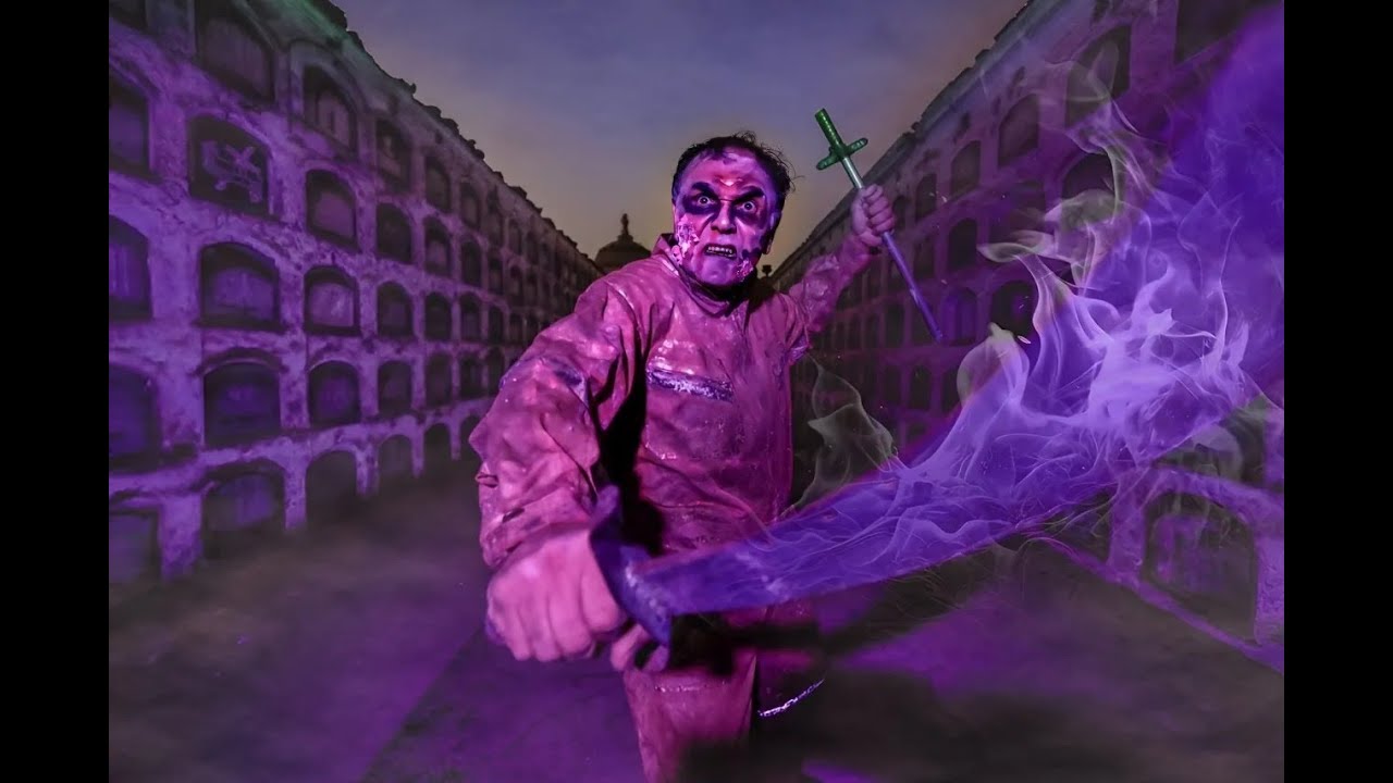 Cementerio Presbítero Maestro realiza tenebroso circuito 'encantado' por Halloween