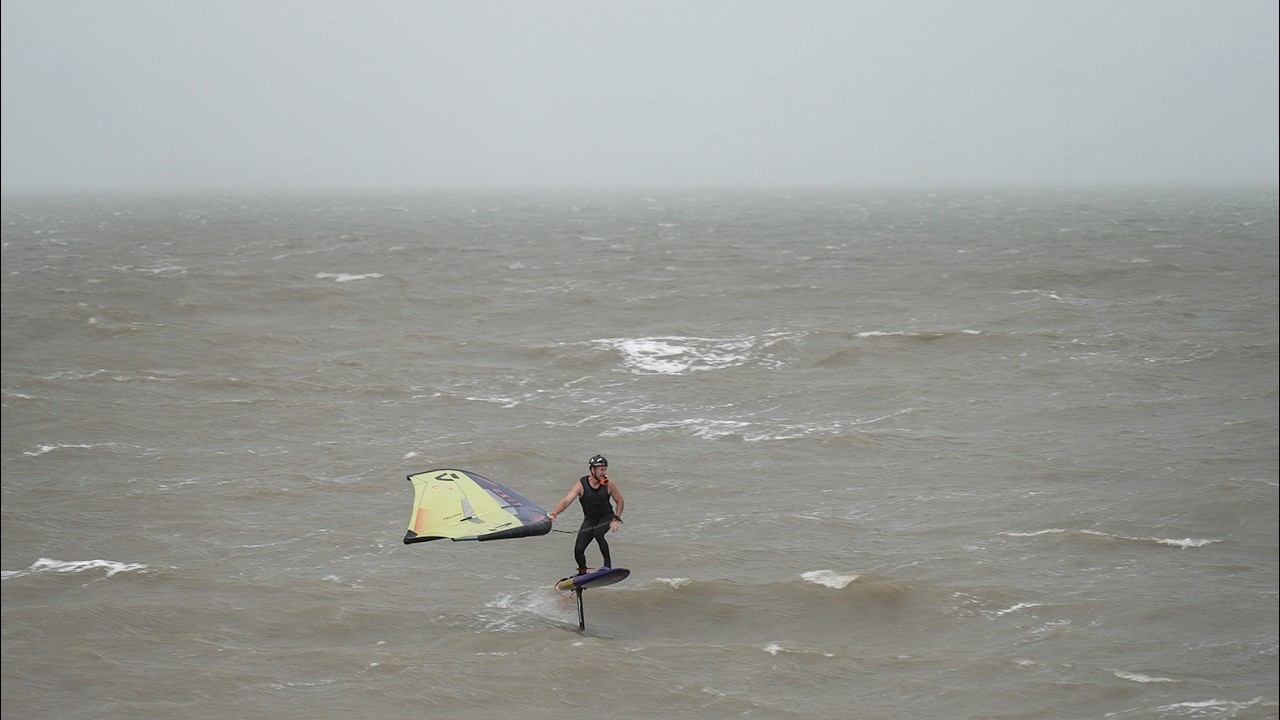 WING FOIL STORM SESSION - IN SEARCH OF 40MPH+ WIND!