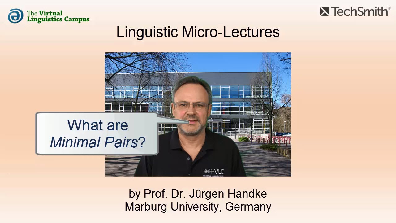 PHY_016 - Linguistic Micro-Lectures: Minimal Pairs