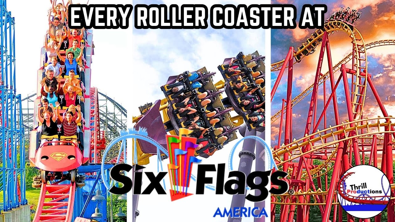 Every Roller Coaster at Six Flags America! (2024 Edition)