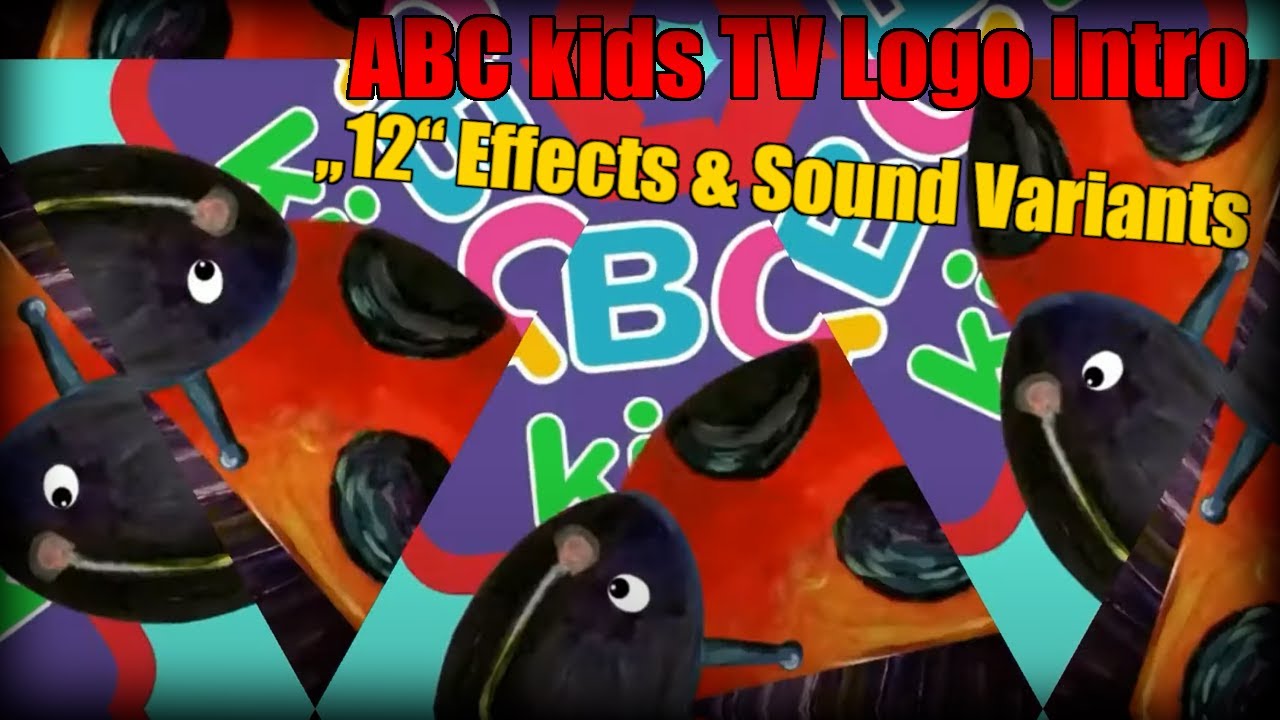 ABC kids TV Logo Intro „12“ Effects & Sound Variants + Reversed