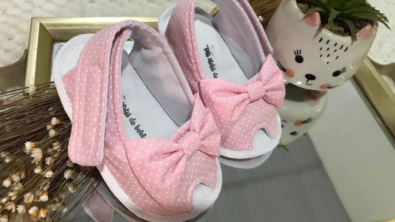 🎀Faça e venda sapatilhas artesanais para bebês 🎀 /jeito simples de costurar