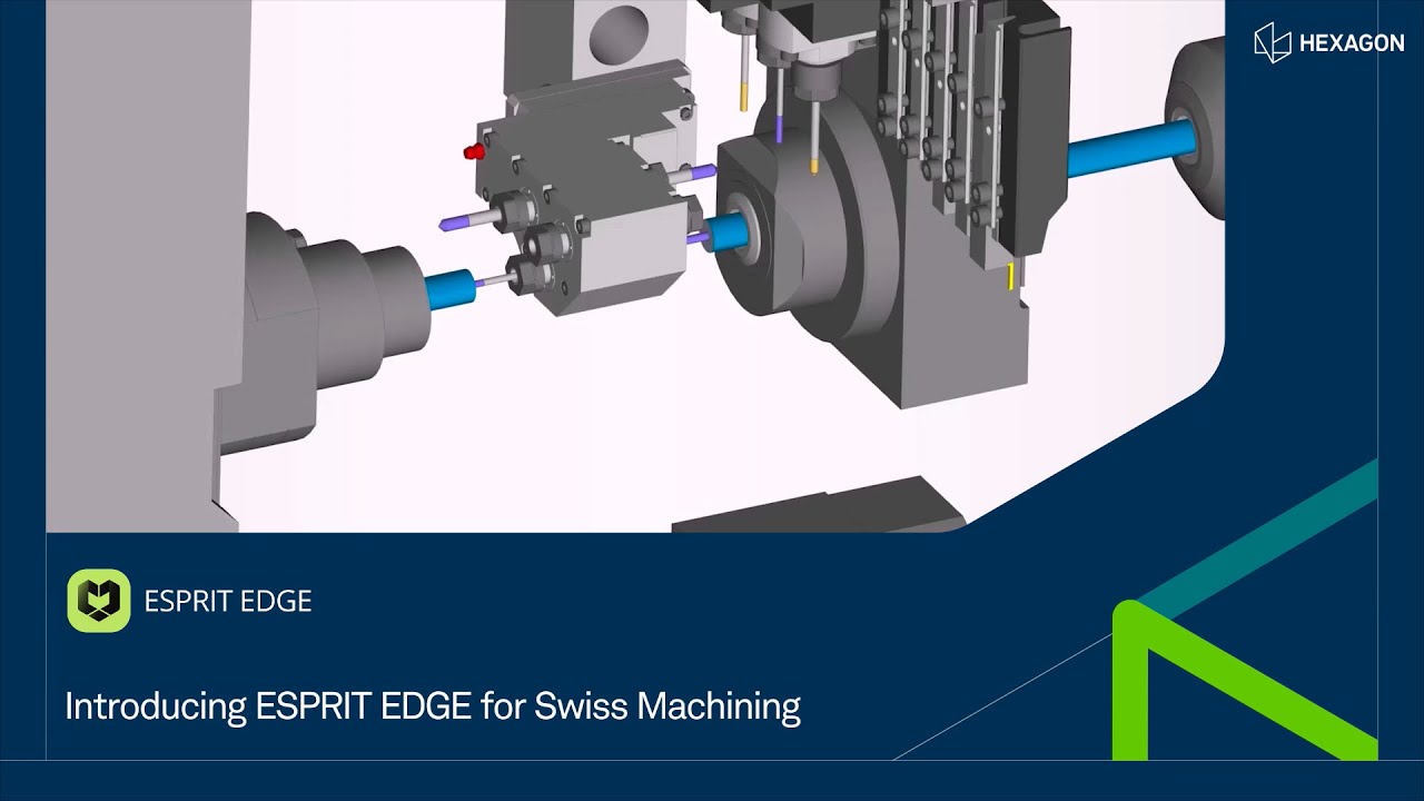 ESPRIT EDGE: Swiss Machining