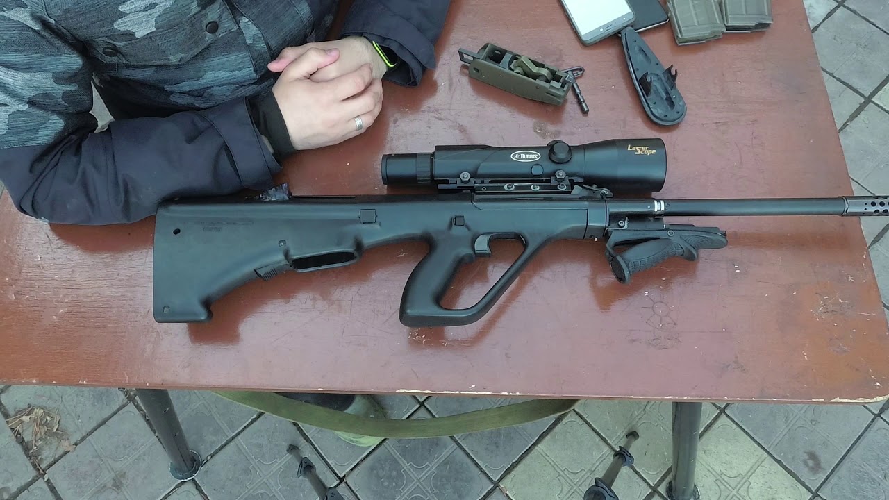 Беглый обзор Steyr AUG\Штейр АУГ. Винтовка австрийского колхозника.