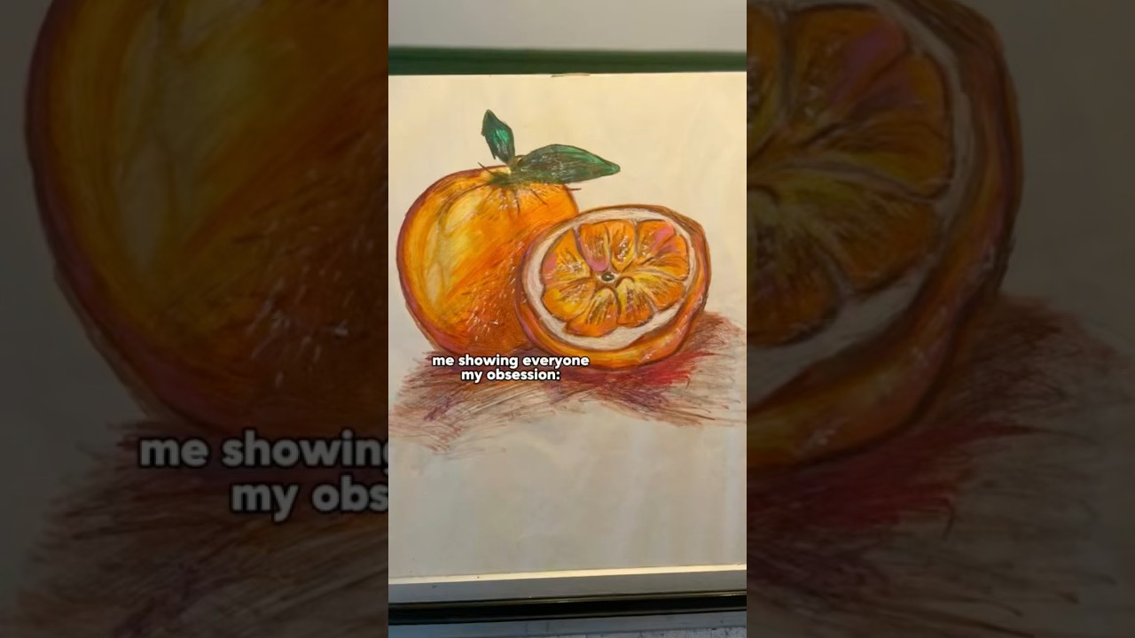 My current citrus obsession. 🍊 #art #drawing #fruitart