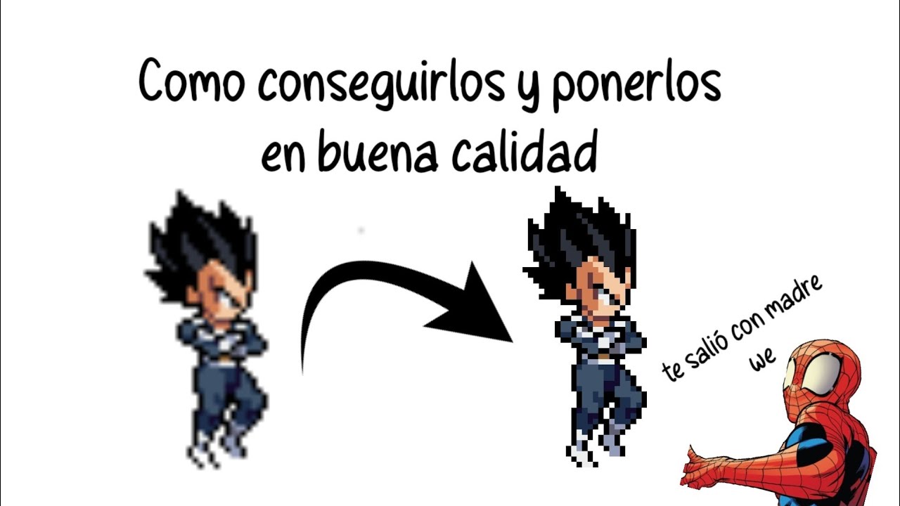 como conseguir sprites, recortarlos y ponerlos en buena calidad