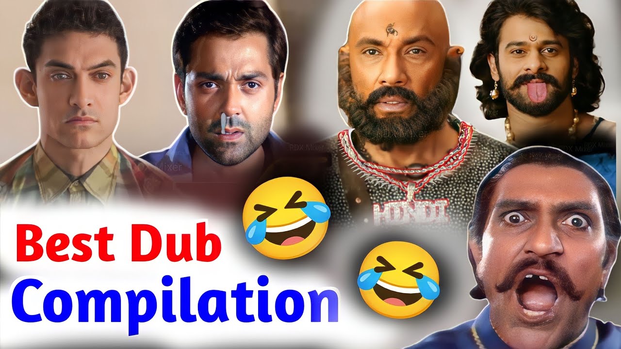 Mix Funny dubbing Compilation 😛😂 Bollywood movie | South movie & tv ads funny dubbing | RDX Mixer