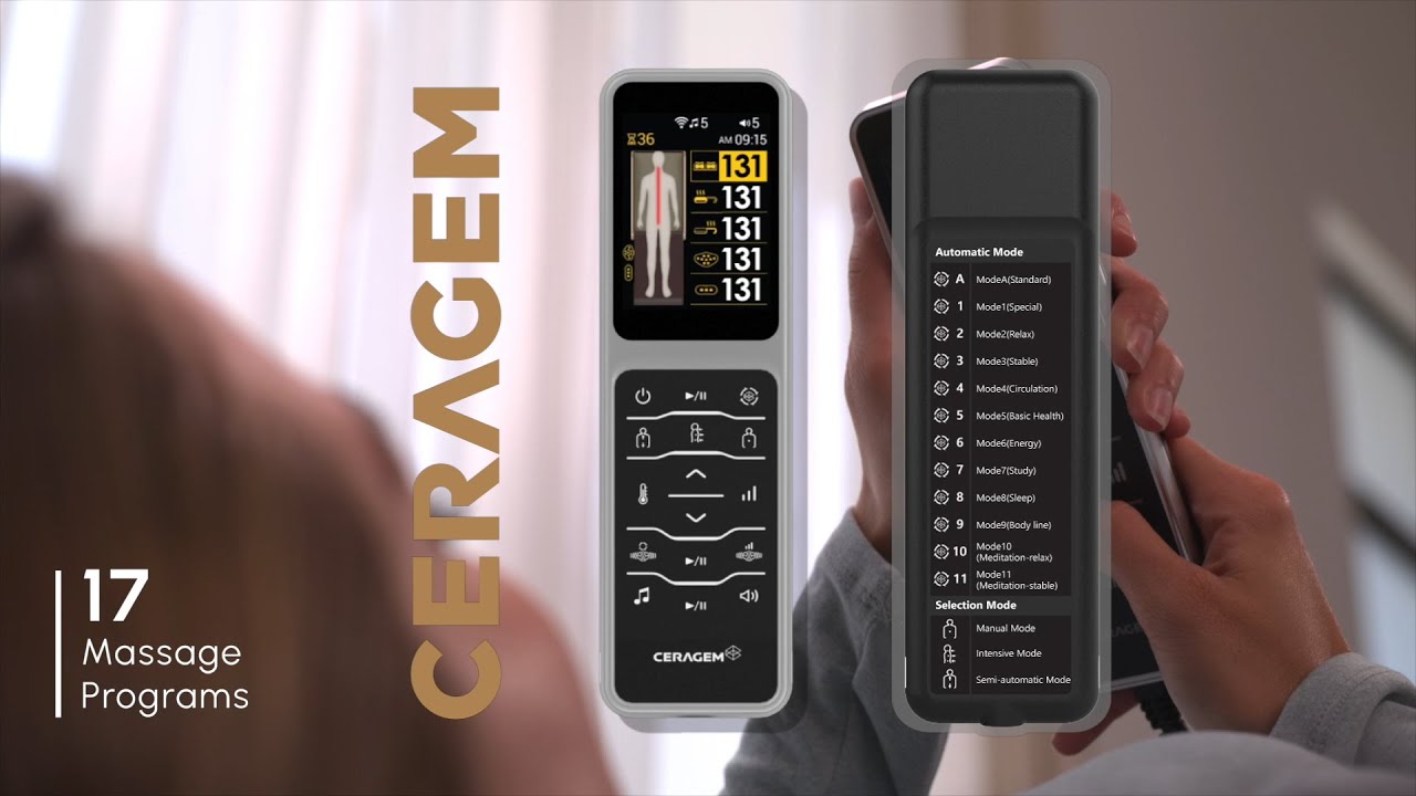 CERAGEM V4 Therapeutic Thermal Massager @ Home Features