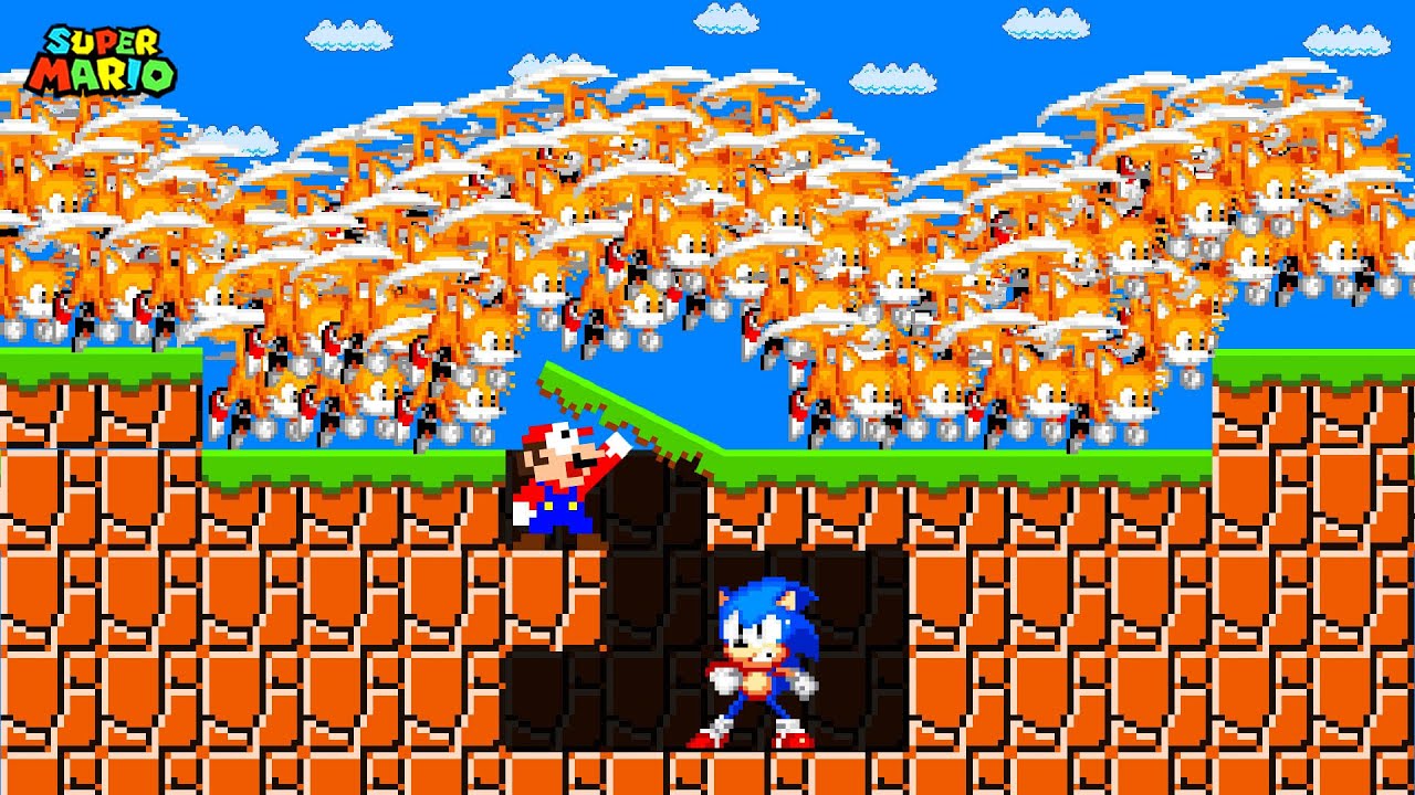 Mario Created Bunker to Survive from Tails in Super Mario Bros.