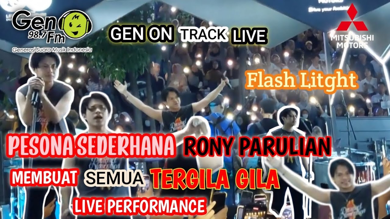 Luar Biasa, Pesona Sederhana Rony Parulian Membuat Semua Tergila gila. #music #konser #mitsubishi 