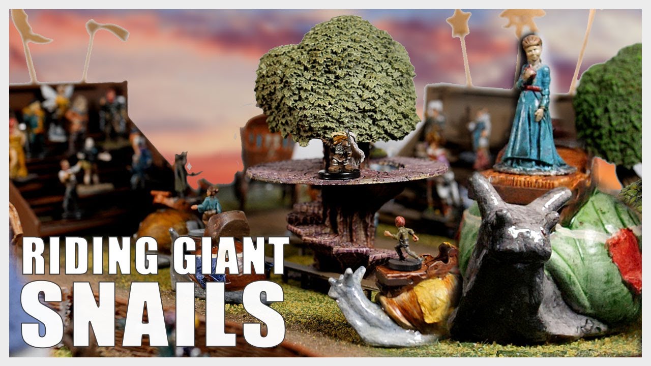 Making The GIANT SNAIL Races For The Witchlight Carnival