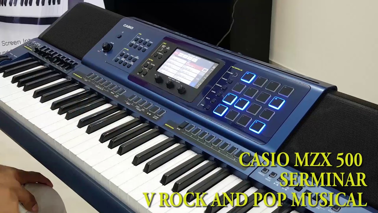 CASIO MZX-500 SOUNDS FEATURES & SEMINAR