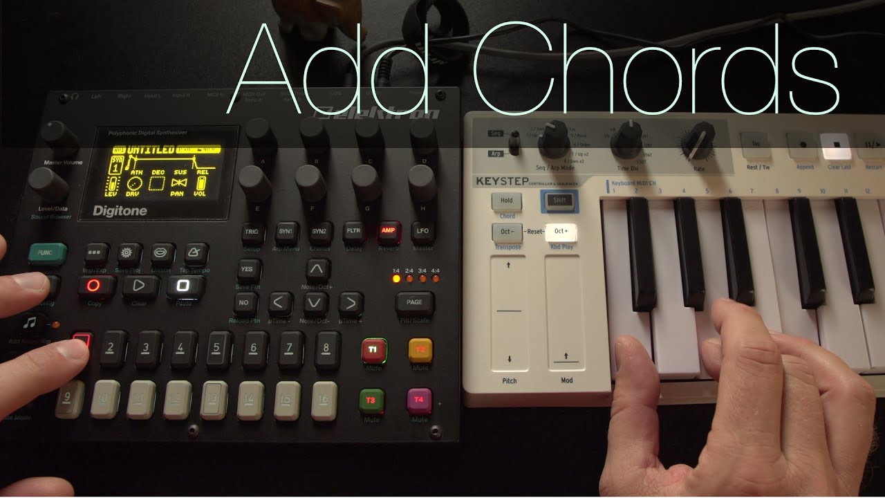 Elektron Digitone: Add Chords to Grid Sequencer [THREE WAYS]