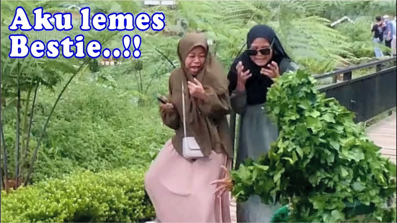 Aku sampai lemes..!! Bushman Prank lucu