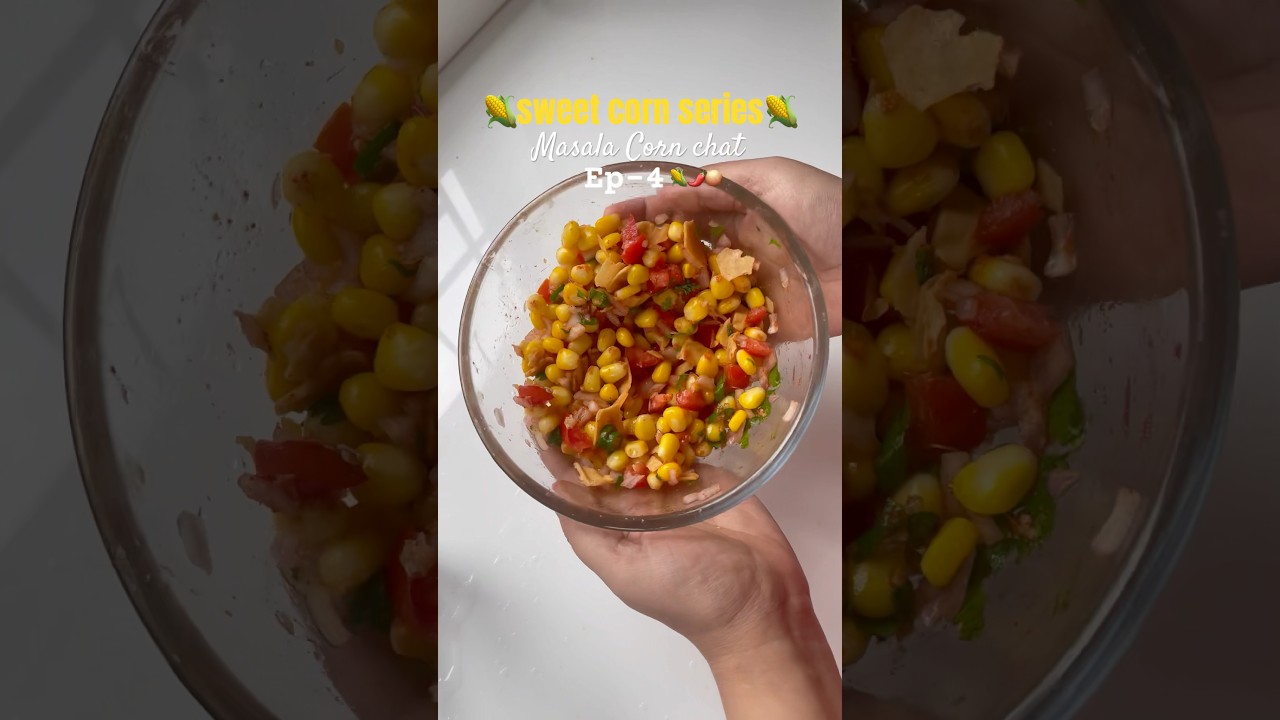 Chatpata Corn Chaat in minutes #CornChaat #QuickSnack #FoodieShorts #ViralRecipe #shortsfeed#shorts
