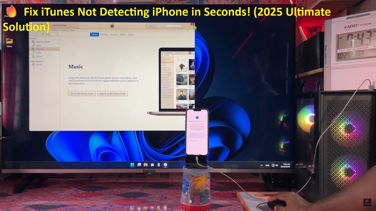 🧠 iTunes не видит iPhone? Посмотрите это, прежде чем сдаваться!