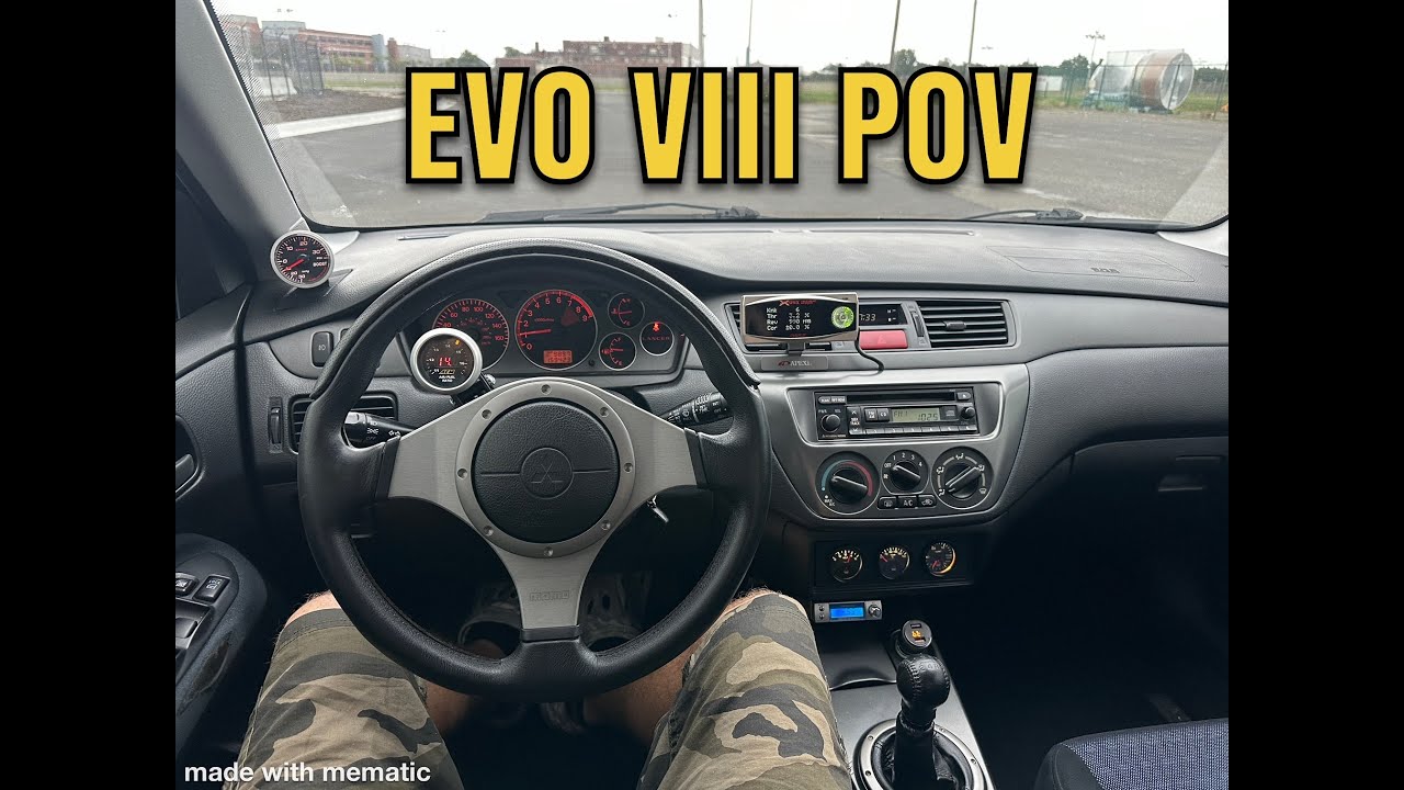 Mitsubishi Evo 8 POV Drive ASMR