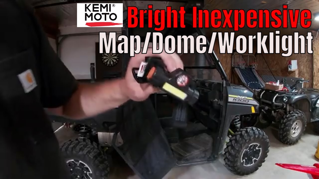 Kemimoto UTV LED Dome Map Light