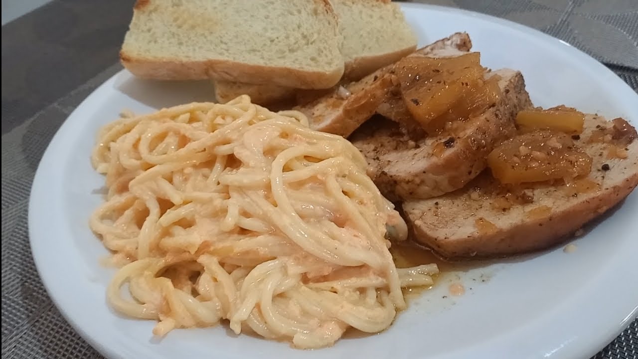 Lomo en salsa de piña #recetas #navojoa #cenanavideña 