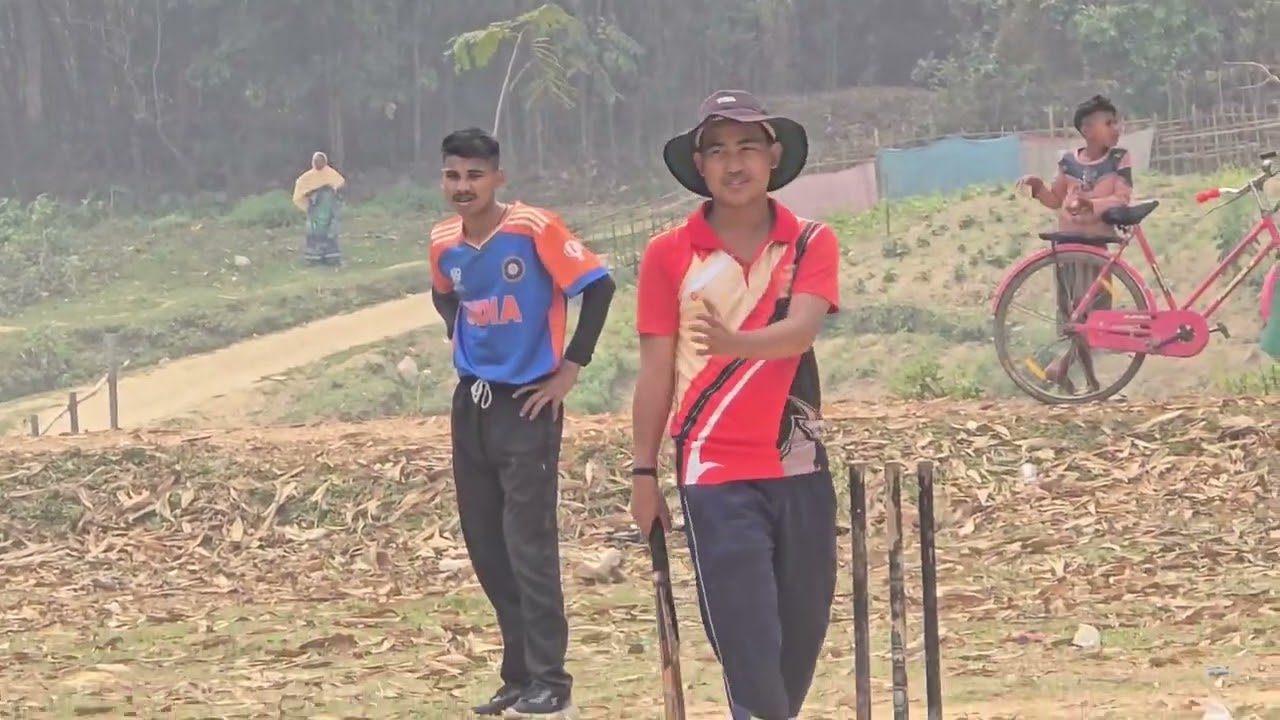 Bhatirgram vs Khunnou friendly cricket match