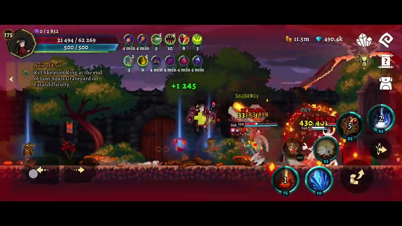 “Axis of Evil” skill combo practice - Darkrise