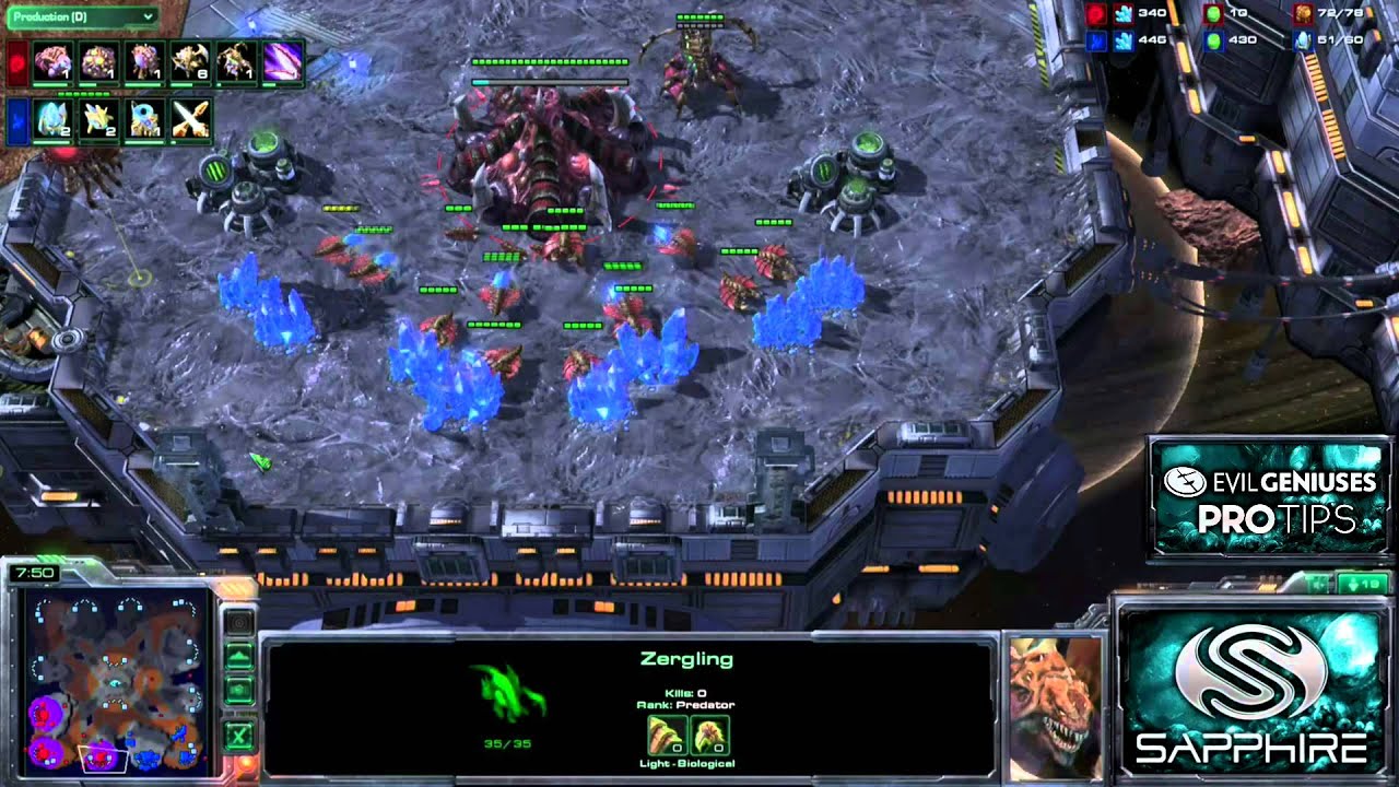 Sapphire Pro Tips: EG.IdrA Shows Defensive A Style for ZvP