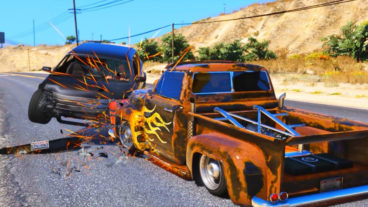GTA 5 CINEMATIC CRASH IMPACTS #3 (CINEMATIC CRASHES)