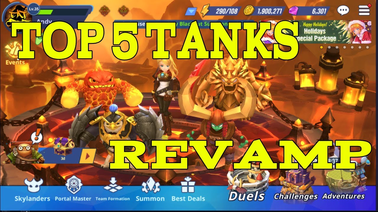 BEST TANKS IN SKYLANDER: RING OF HEROES REVAMP! PERSONAL LIST + TIPS