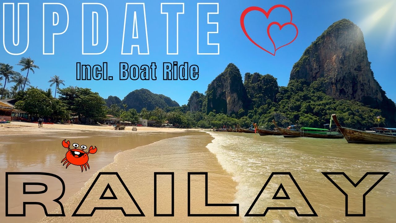 👍 Railay Beach NOW - TODAY | What It’s Really Like in October 2025 🌴 - Ao Nang Krabi Thailand