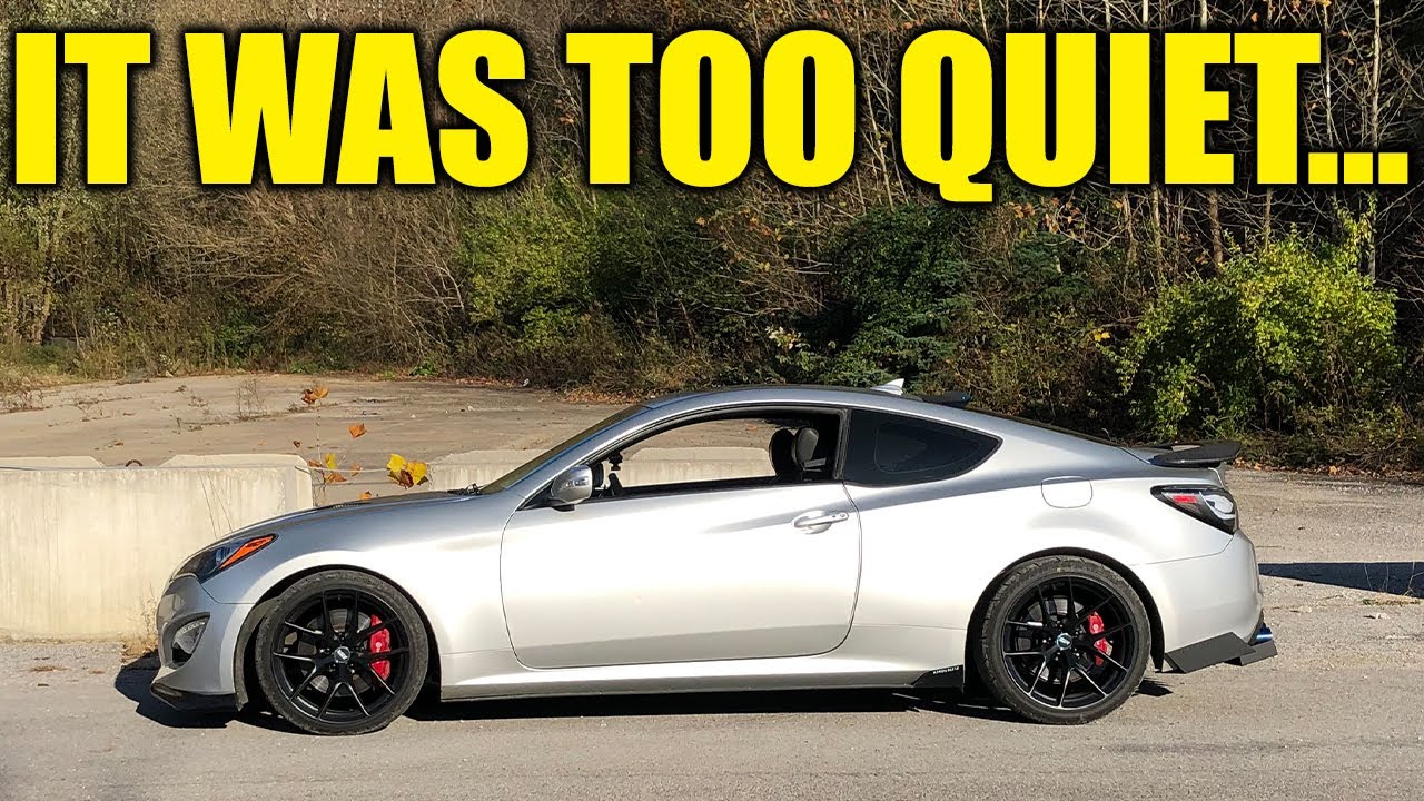 Снова делаем Genesis Coupe громче!