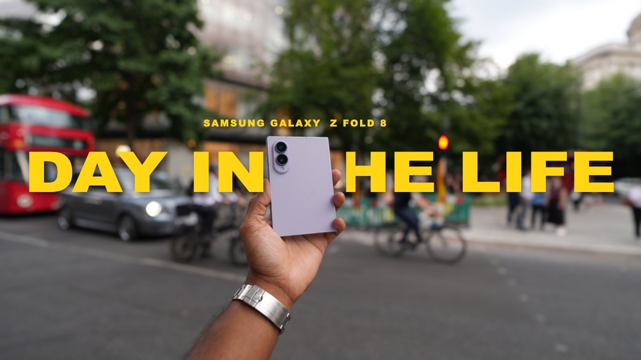 Пользователь iPhone тестирует Samsung Galaxy Z Fold 8 в течение дня