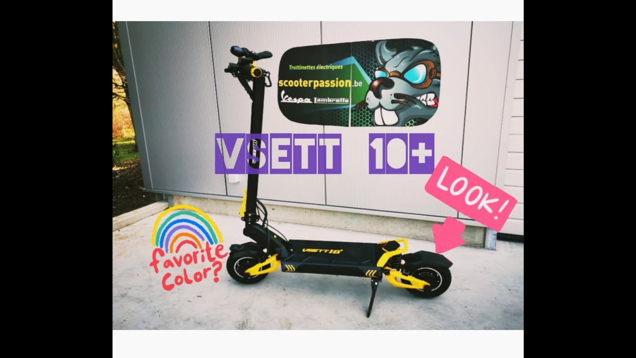 VSETT 10+ invité par un shop à vous présenter la nouvelle trottinette du moment 🛴😜