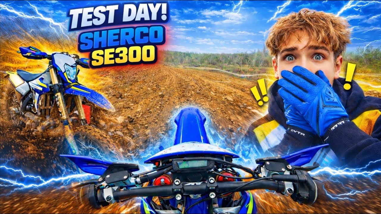 TESTIRAMO SHERCO SE300 NA MOTOCROSS STAZI
