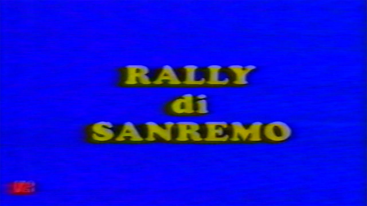 Rally di Sanremo 1986