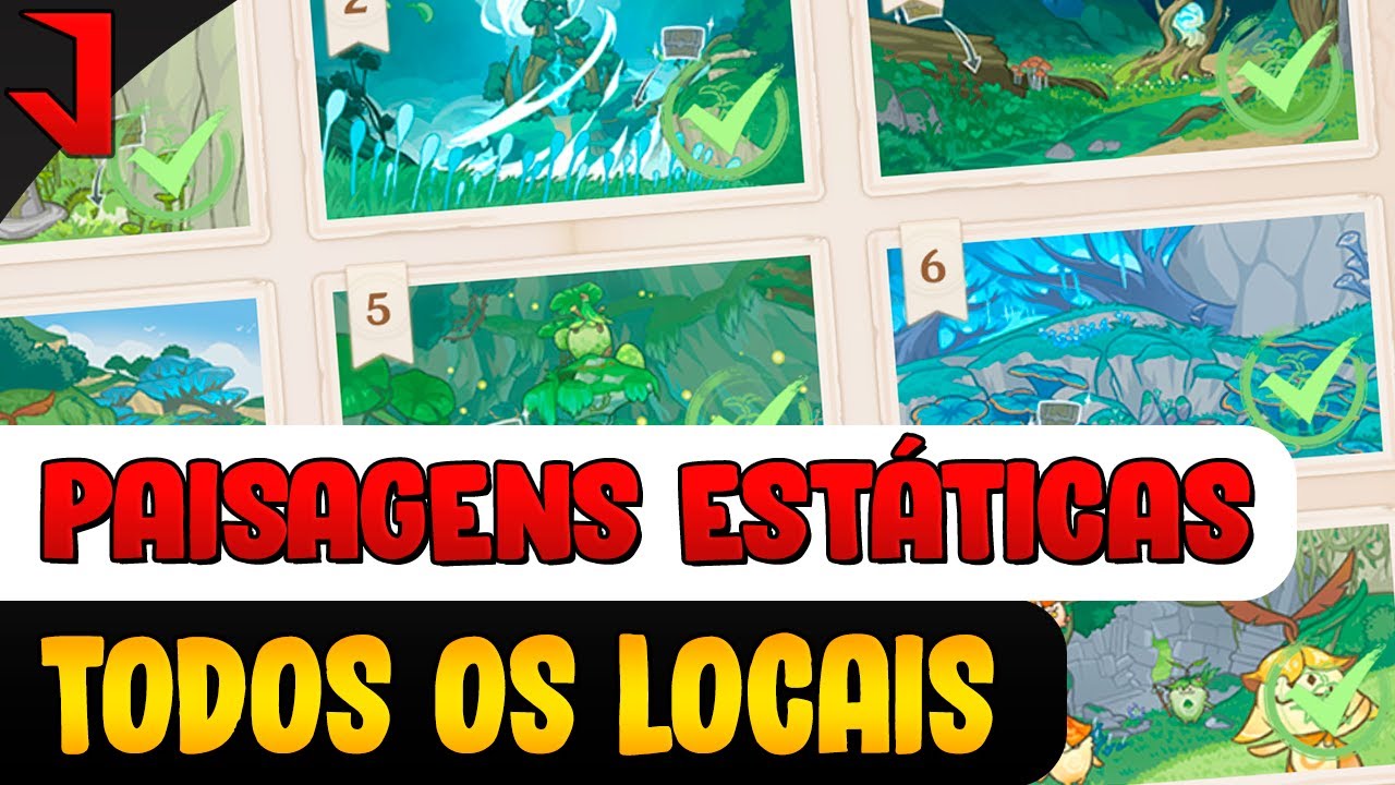 PAISAGENS ESTÁTICAS TODOS OS LOCAIS | SUMERU 3.0 | GENSHIN IMPACT