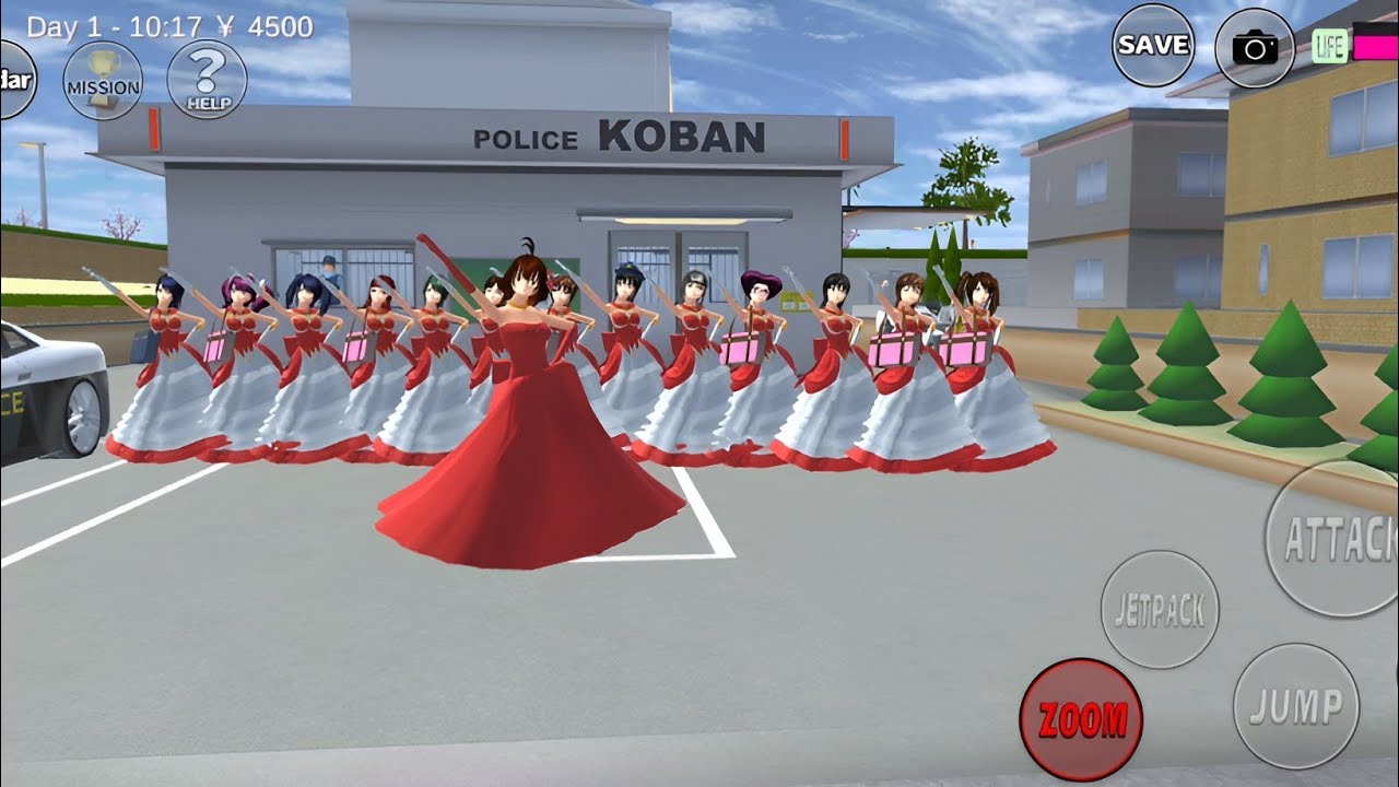 Beautifull Dance 👯 Mist Vedio Tuturial At Police Station 🚨|Dance Vedio|#sakuraschoolsimulator#sakura