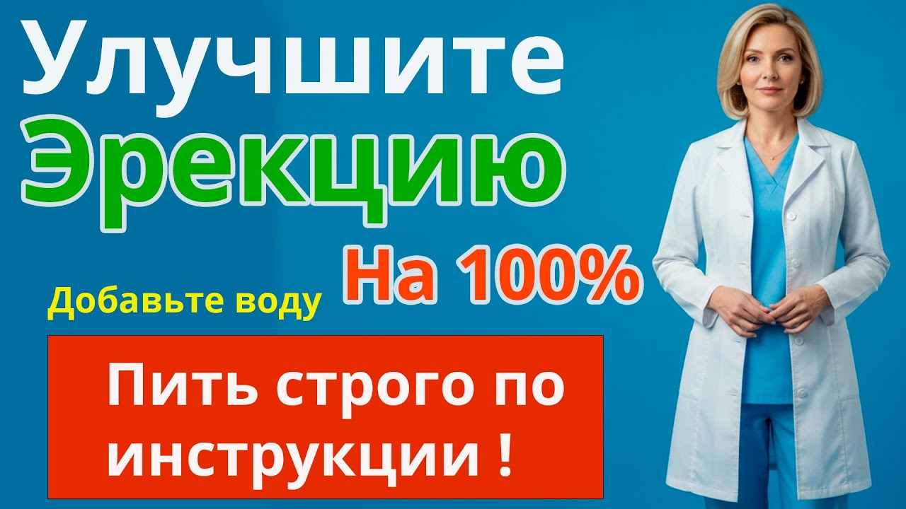 Твердая эрекция: пейте воду ЭТИМ способом! Результат вас удивит.