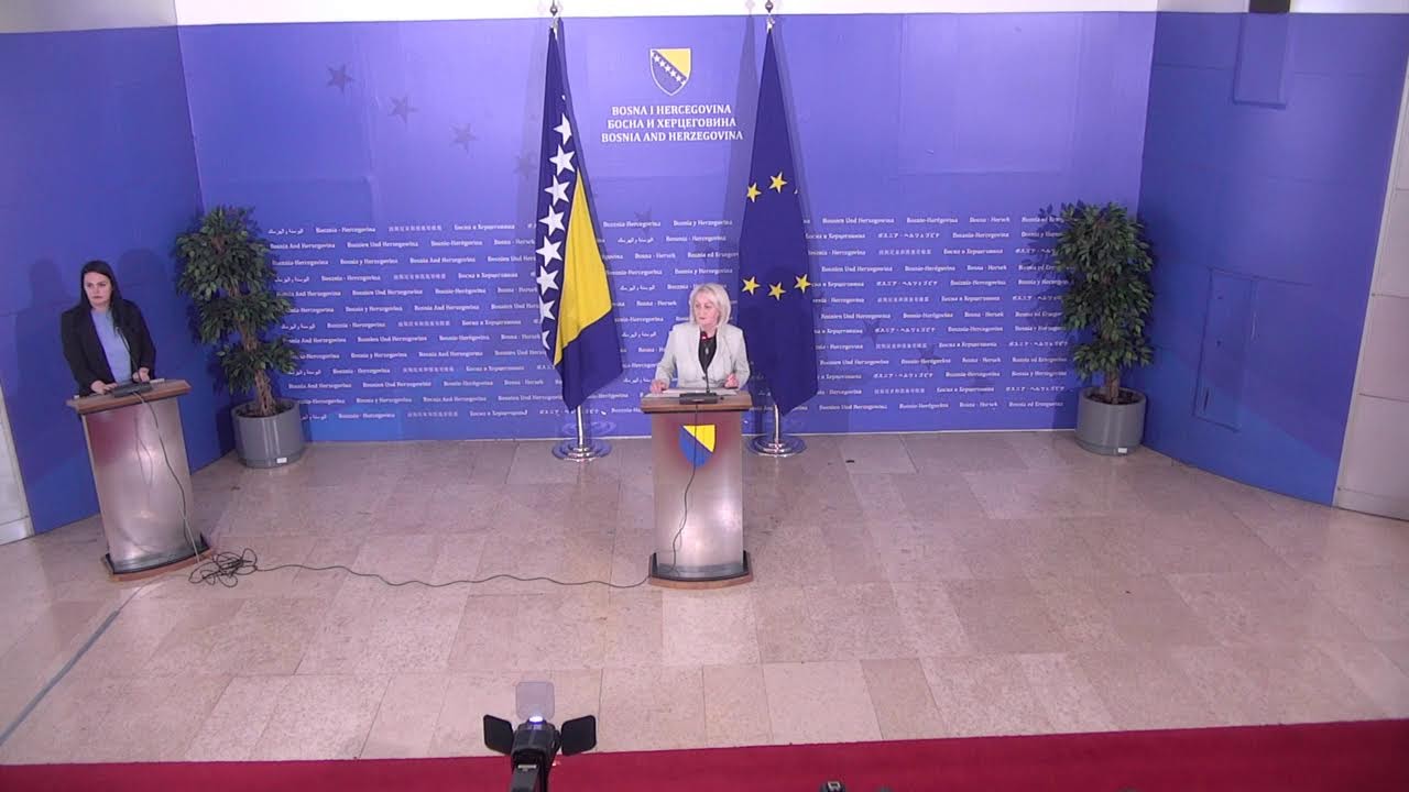 Izjave za medije nakon 105. sjednice Vijeća ministara BiH.
