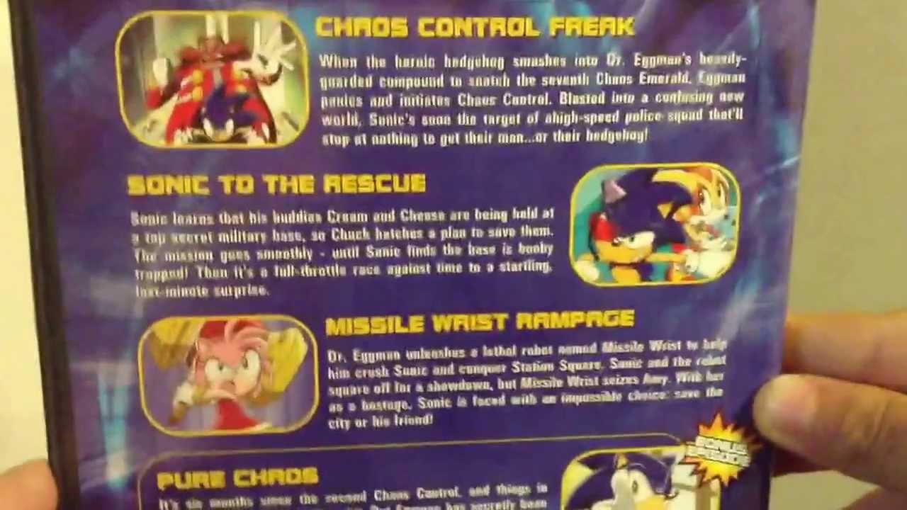 DVD-SONIC X- A Super Sonic Hero